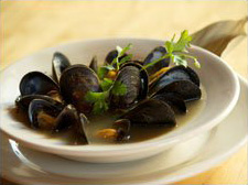 Steamed Canadian Blue Mussels